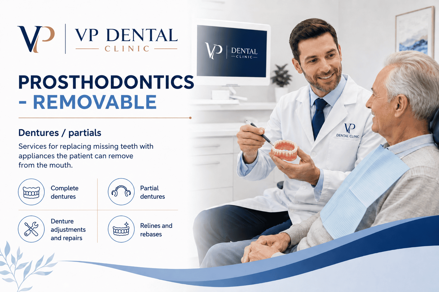 VP Dental Clinic Dental Prosthodontics-Removable Services